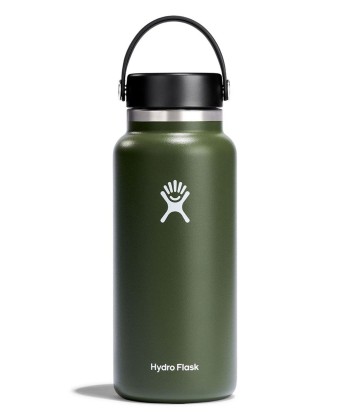 32oz Wide Mouth with Flex Cap Olive Bottle de technologie