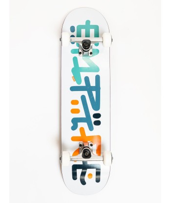 Letters White 7.75 Complete Skateboard destockage