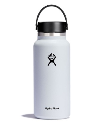 32oz Wide Mouth with Flex Cap White Bottle soldes