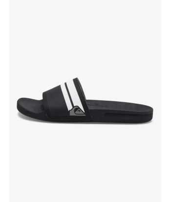 Rivi Slide Black/Black/White Sandals pas cher 