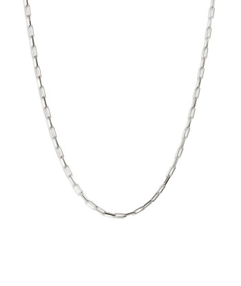 Paper Clip Chain In Silver prix pour 