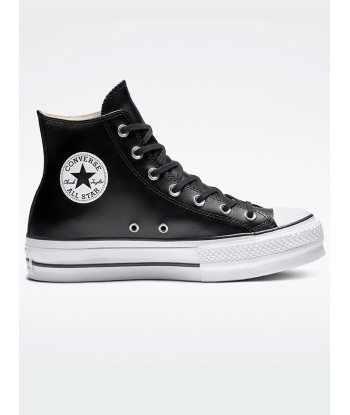 Chuck Taylor All Star Lift Leather High Top Shoes pas cheres