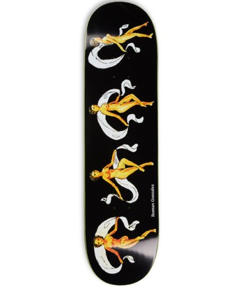 Gonzalez Dancing Lady Black 8.25 Skateboard Deck est présent 