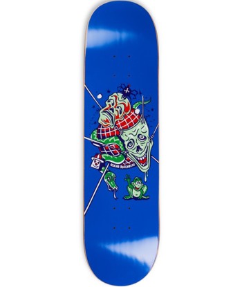 Rozenberg The Mask Blue 8.375 Skateboard Deck une grave pollution 