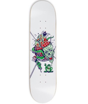 Rozenberg The Mask White 7.875 & 8.125 Skateboard Deck de l' environnement